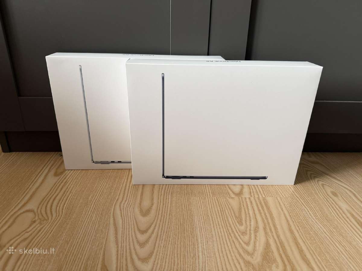 Nauji MacBook Air 13.6 M5 16/512gb keliu spalvu
