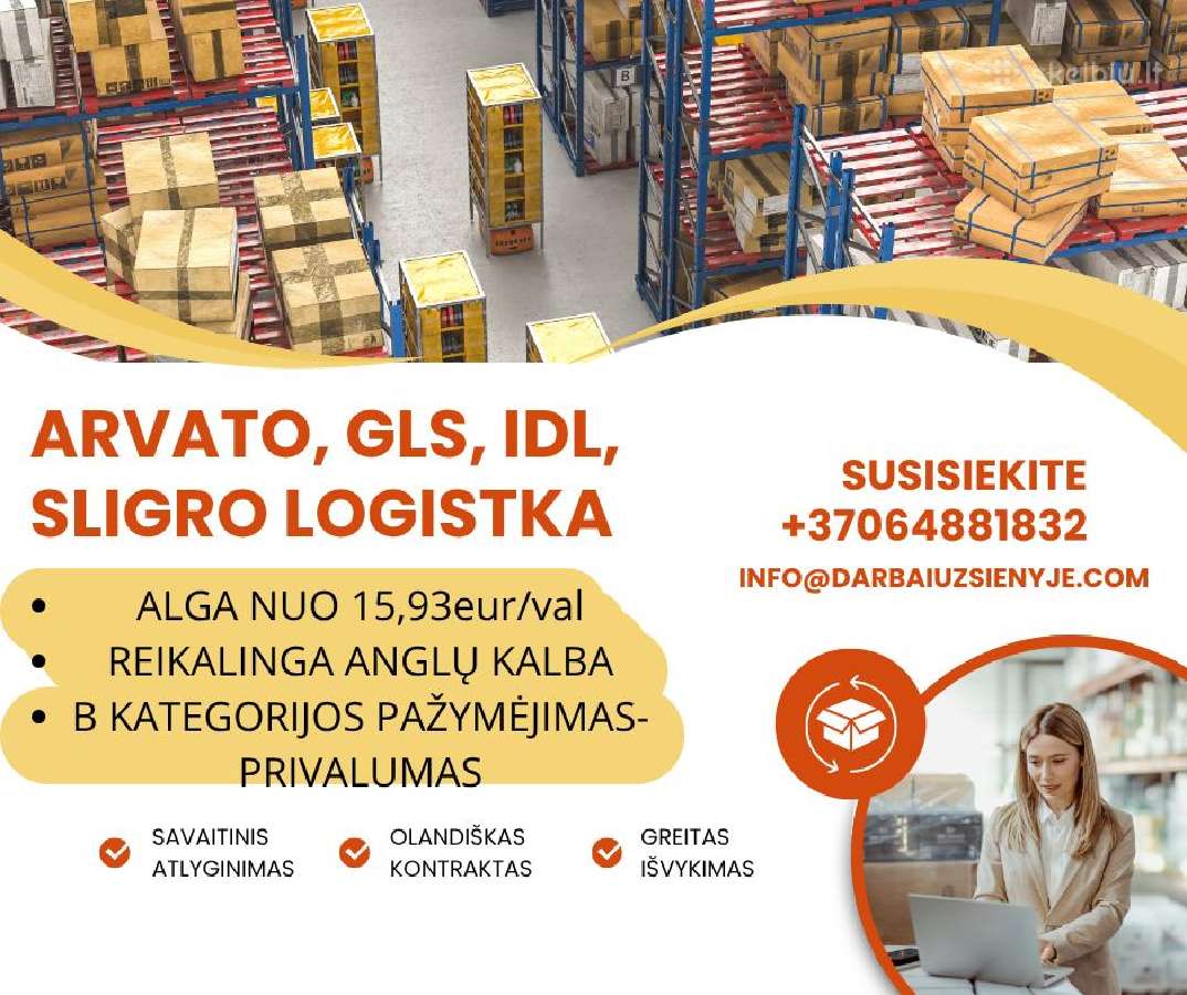 Darbai Olandijoje Logistikos Sandeliuose - nuotraukos Nr. 7