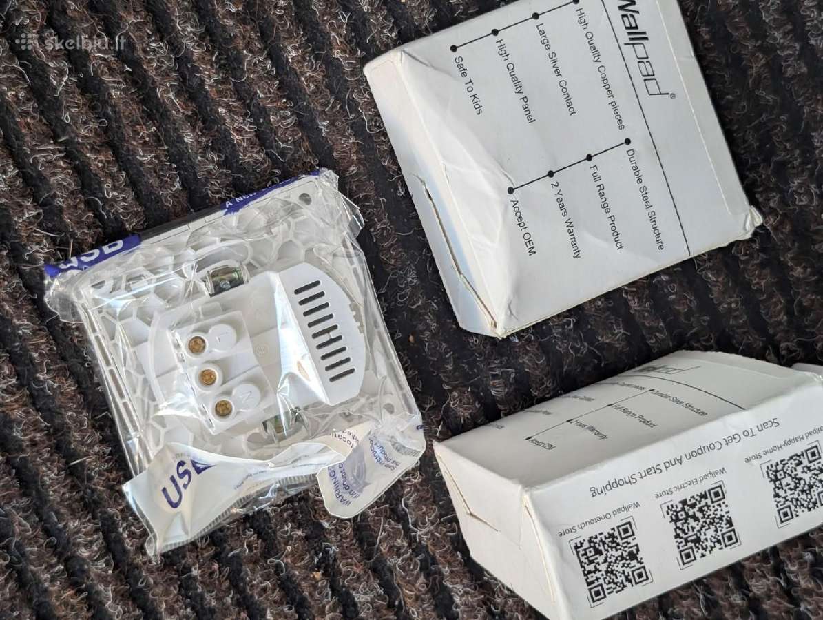 „schuko“ Rozetė su integruotu Usb-a ir Usb-c - nuotraukos Nr. 3