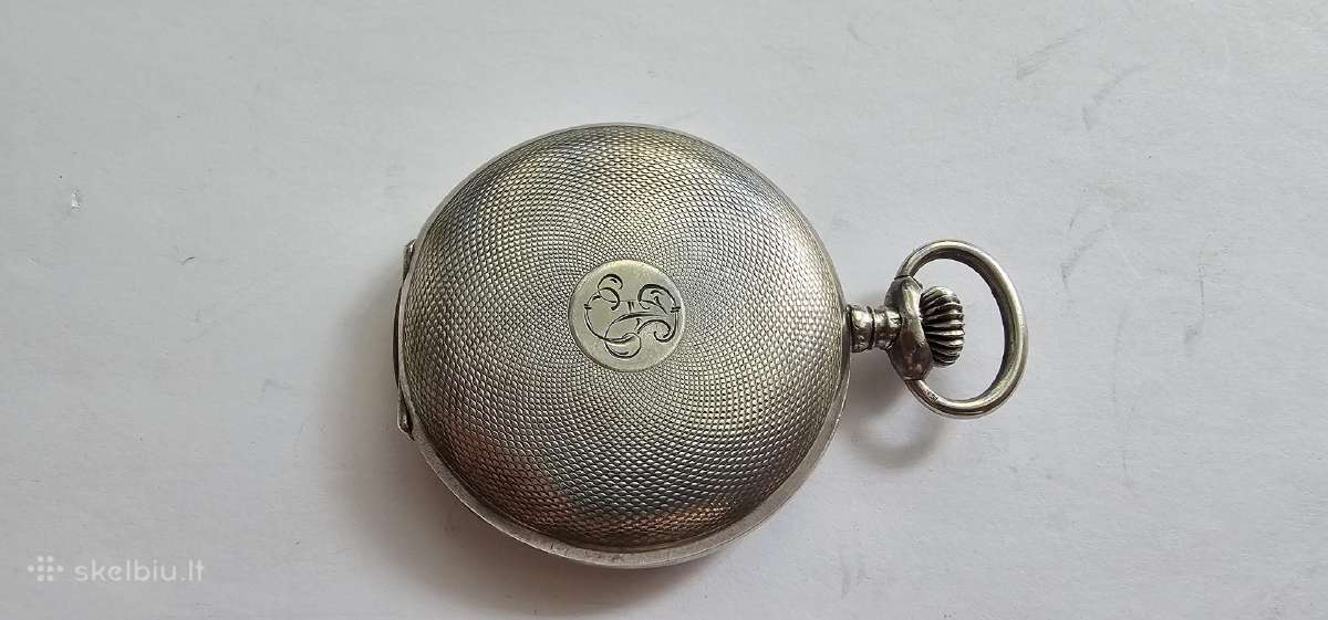 ~1880 Oscar Moser & cie kiseninis laikrodis 84 - nuotraukos Nr. 3