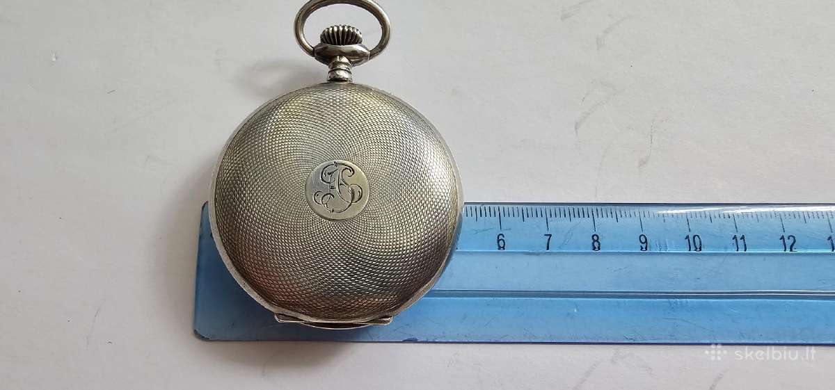 ~1880 Oscar Moser & cie kiseninis laikrodis 84 - nuotraukos Nr. 9