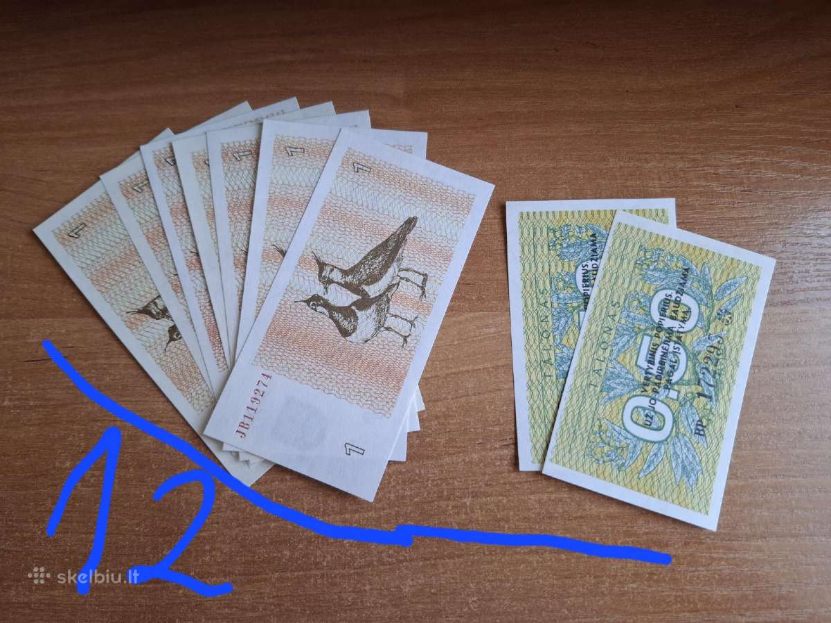 Lietuviški banknotai - nuotraukos Nr. 2