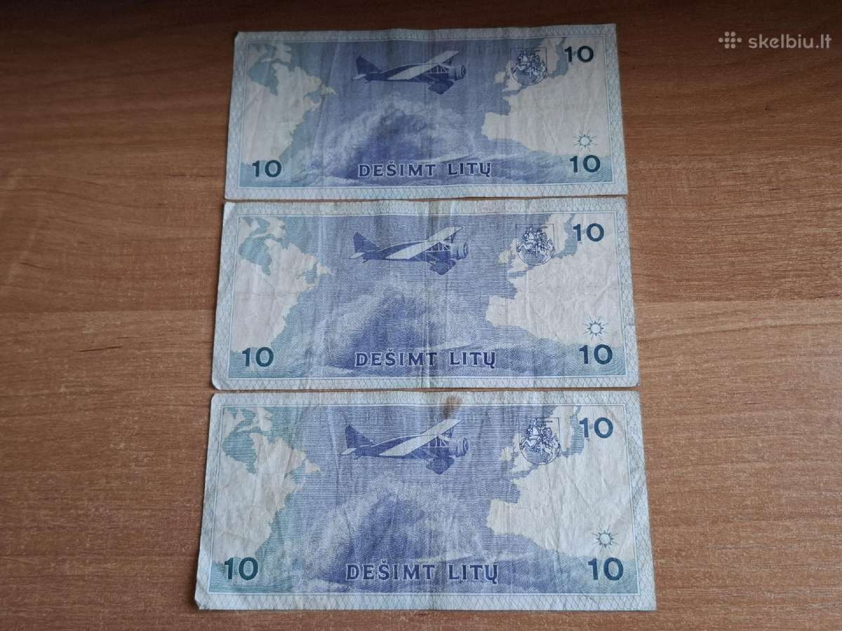Lietuviški banknotai - nuotraukos Nr. 7