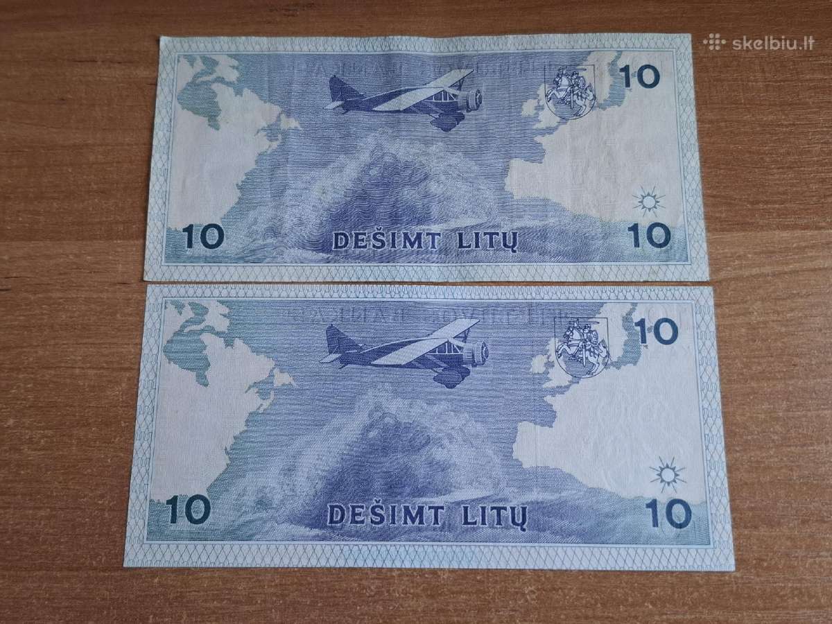 Lietuviški banknotai - nuotraukos Nr. 9