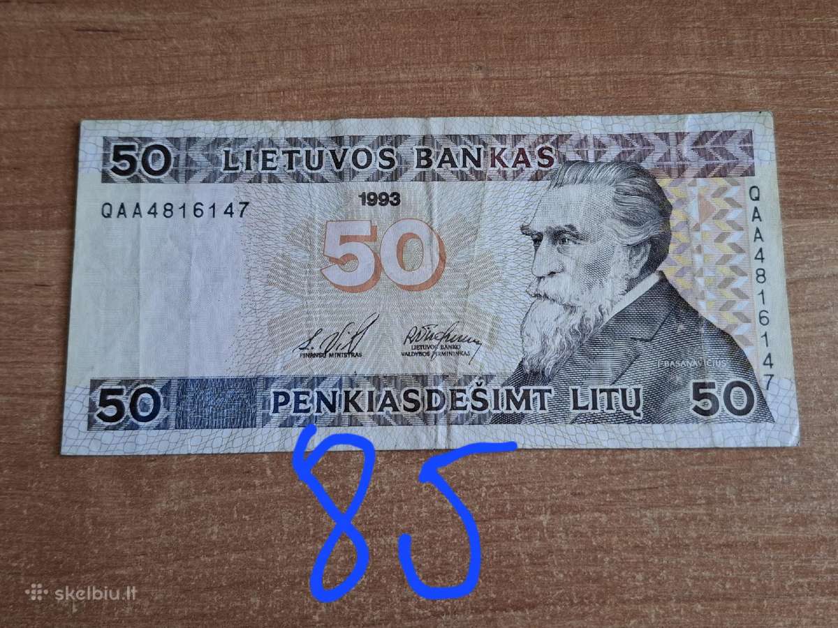 Lietuviški banknotai - nuotraukos Nr. 12