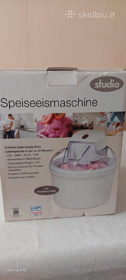 Ledų gaminimo mašina studio