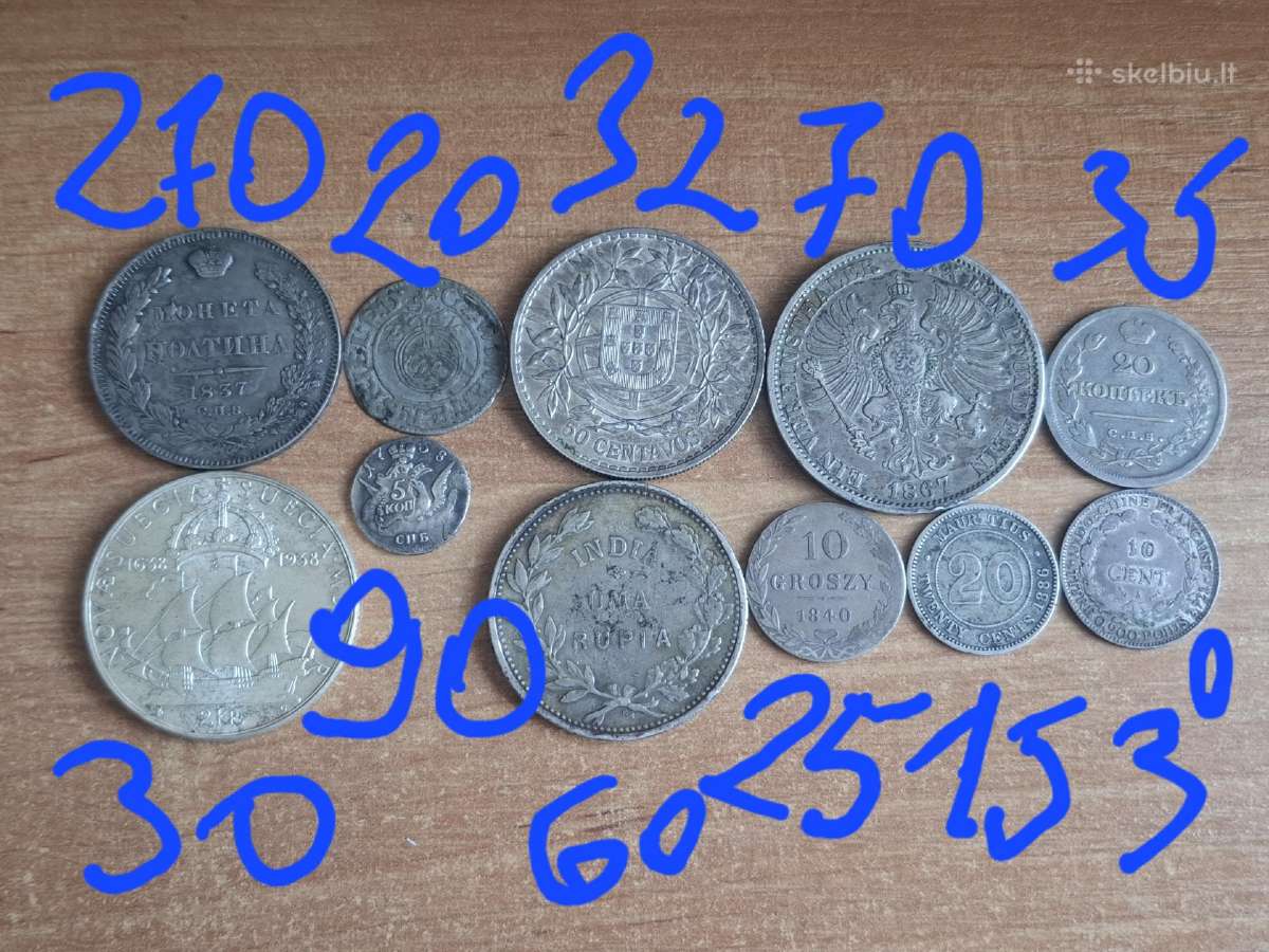 Pasaulio sidabrinės monetos