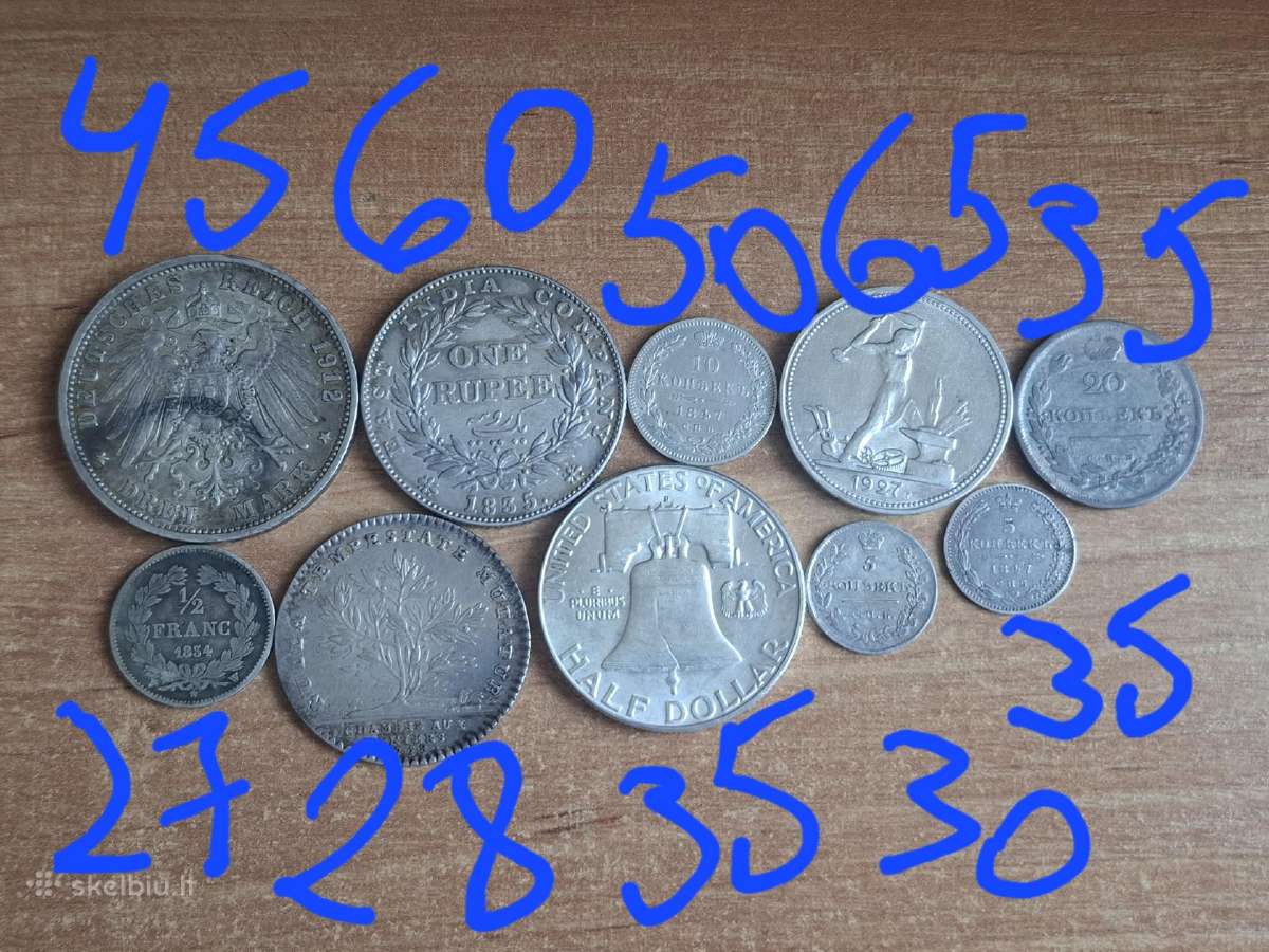 Pasaulio sidabrinės monetos - nuotraukos Nr. 3