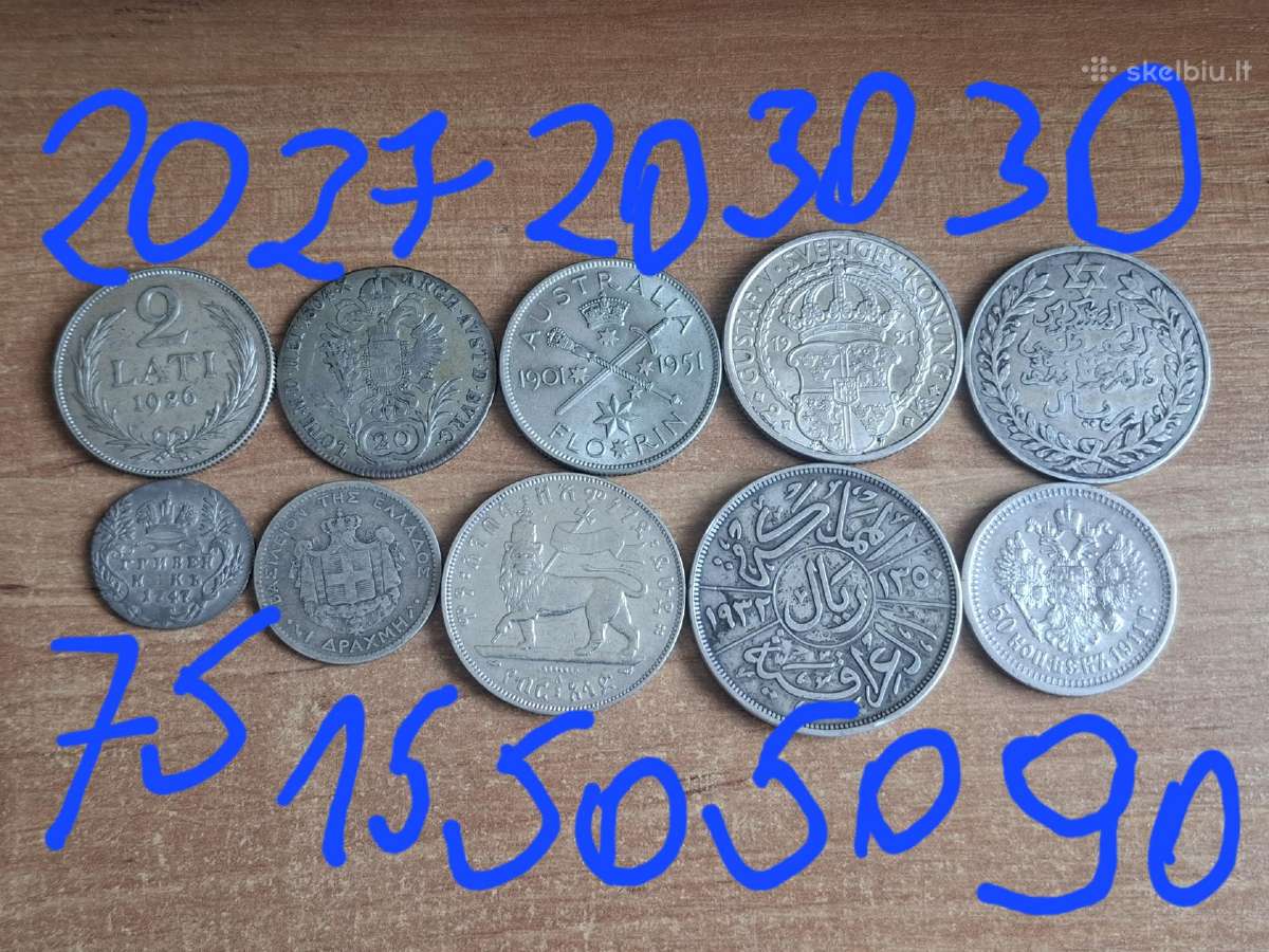 Pasaulio sidabrinės monetos - nuotraukos Nr. 5