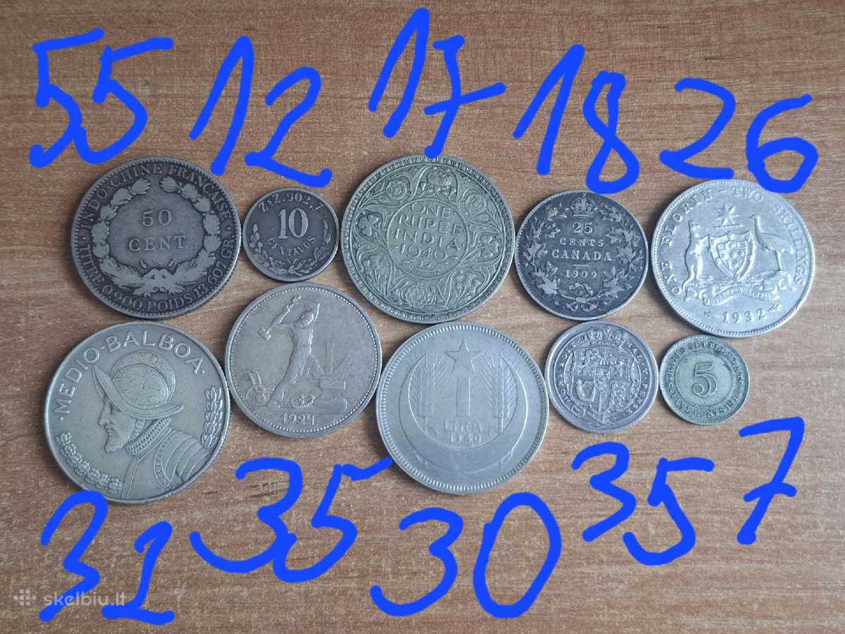Pasaulio sidabrinės monetos - nuotraukos Nr. 9