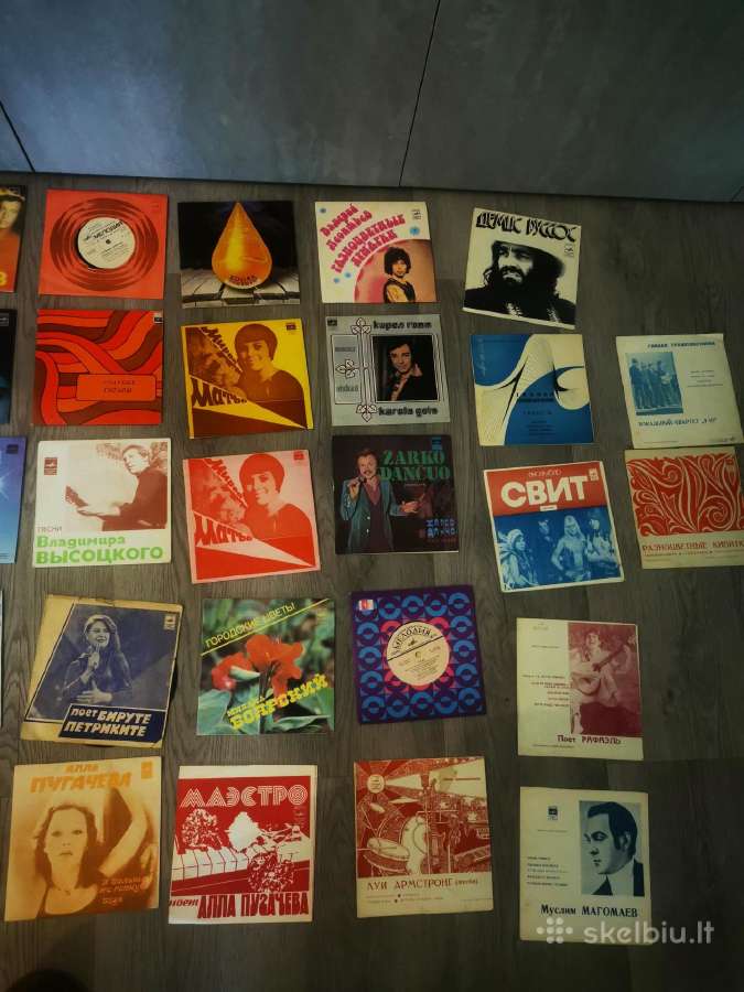 "Melodija" vinilinės plokštelės '7' dydžio - nuotraukos Nr. 3