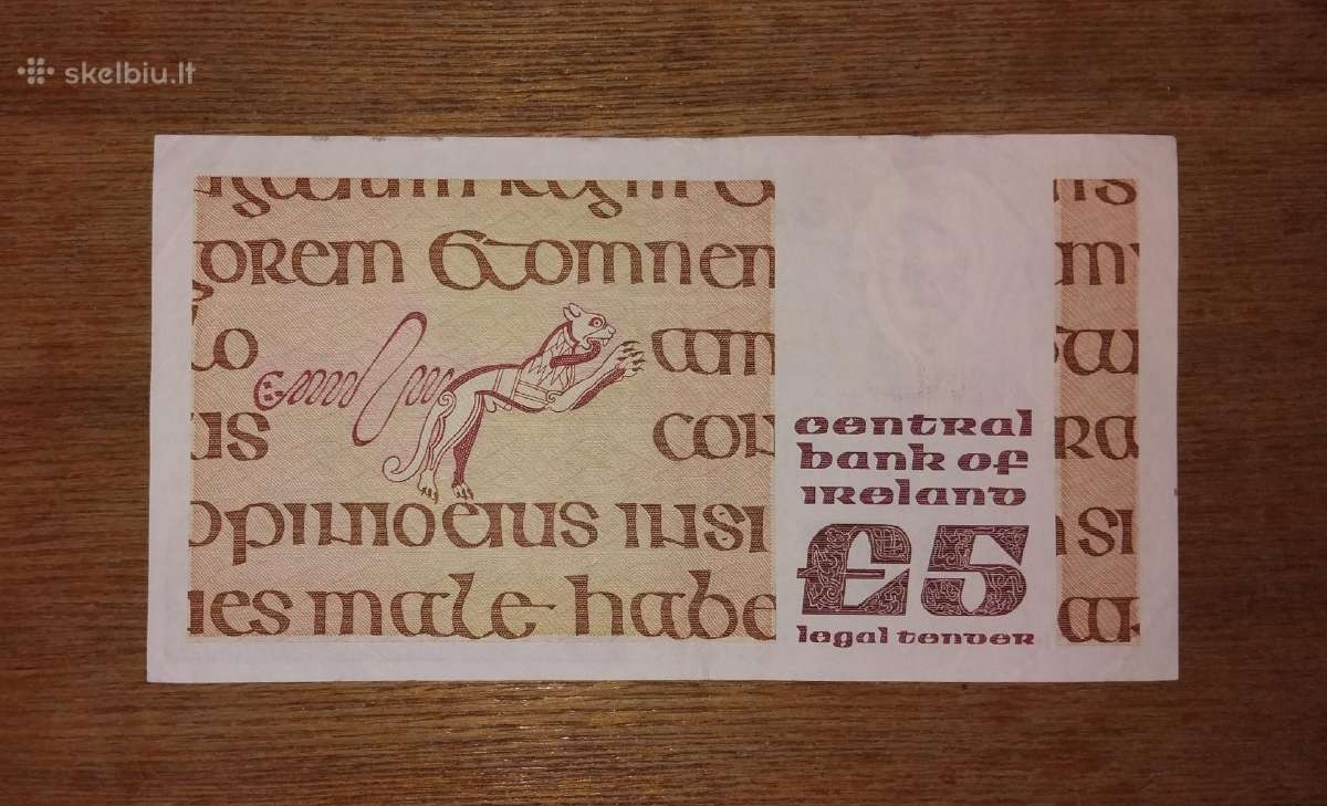 Airijos 5 £ banknotas - nuotraukos Nr. 2