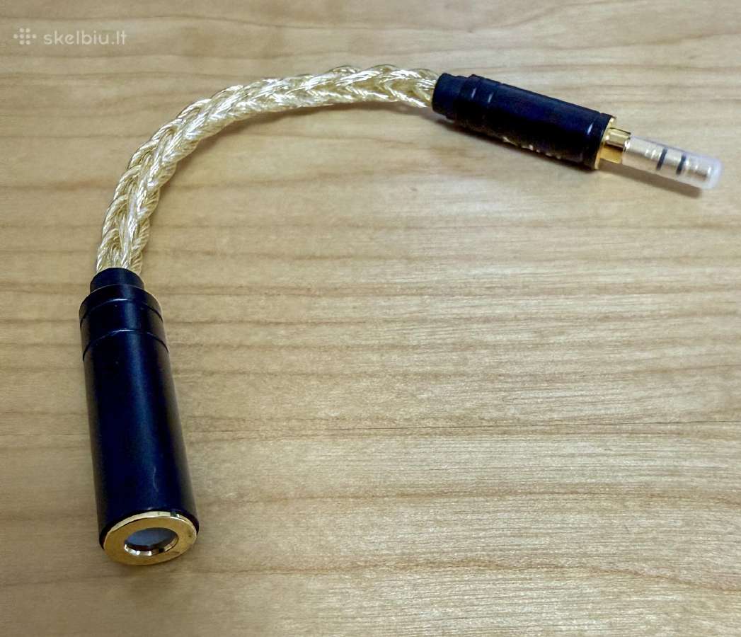 Ivipq perėjimas iš 3.5mm (male) į 4.4mm (female)