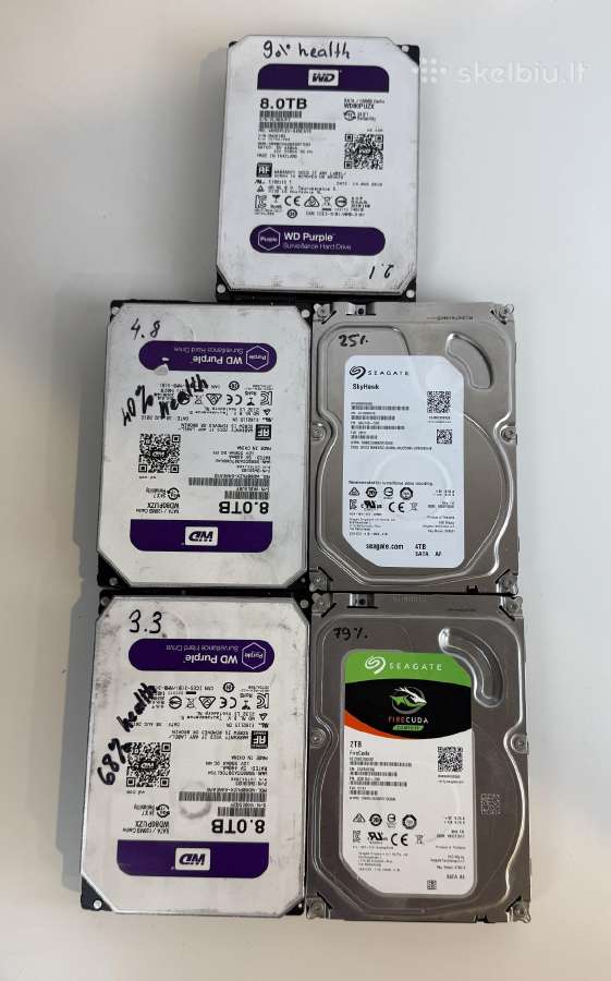 Keletas Naudotu SSD / HDD vietoje - nuotraukos Nr. 2