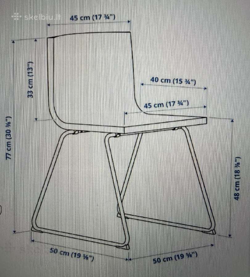 Ikea 3 kėdės - nuotraukos Nr. 7