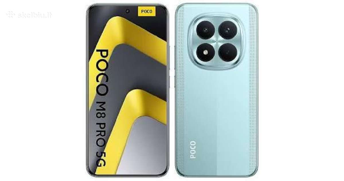Naujas Poco M8 Pro/256gb/8gb