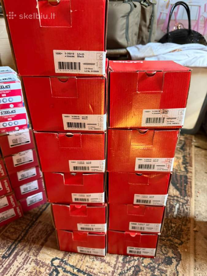 Hilti sriegiai 3.5x3.5 1000vnt