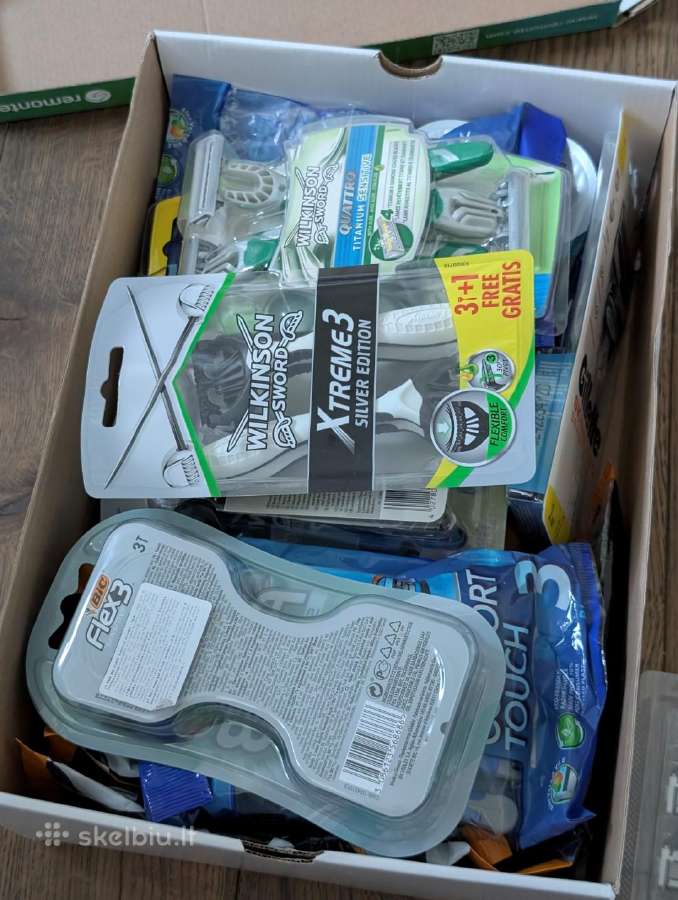 Gillete, Bic, Wilkinson skutimosi peiliukai