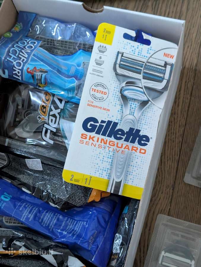 Gillete, Bic, Wilkinson skutimosi peiliukai - nuotraukos Nr. 3