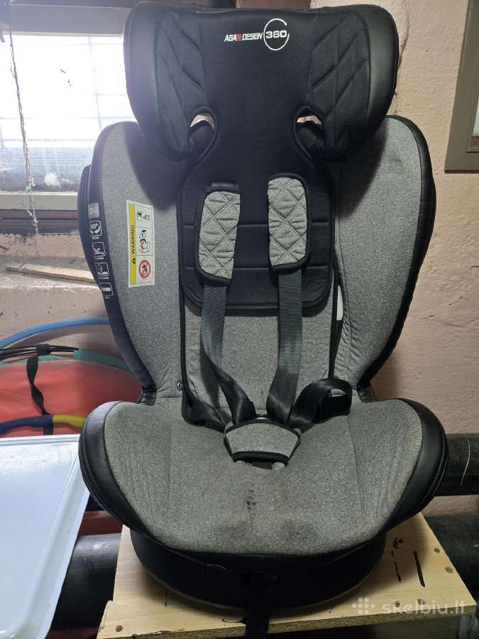 Automobilinė kėdutė Aga Design 360 Isofix 0–36 kg