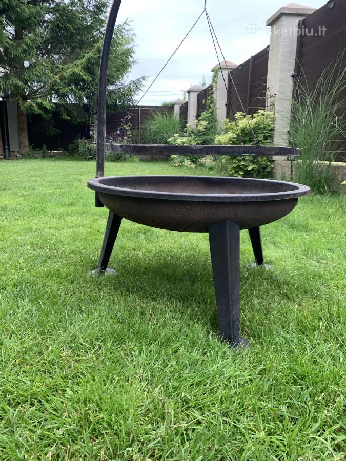 Lauko grilis laužavietė iš ketaus - nuotraukos Nr. 3