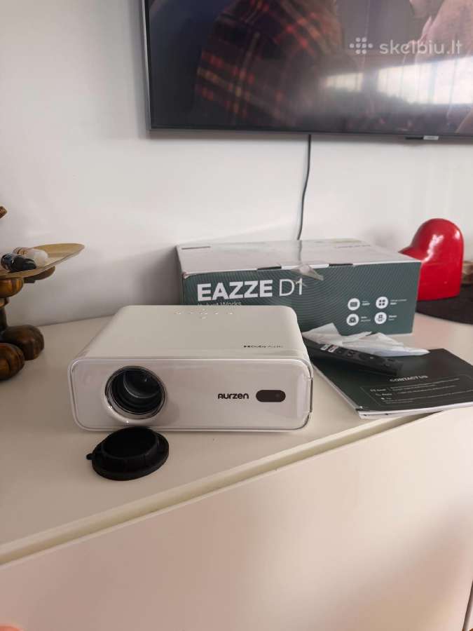 Parduodamas Aurzen Eazze D1 Full HD projektorius. - nuotraukos Nr. 4