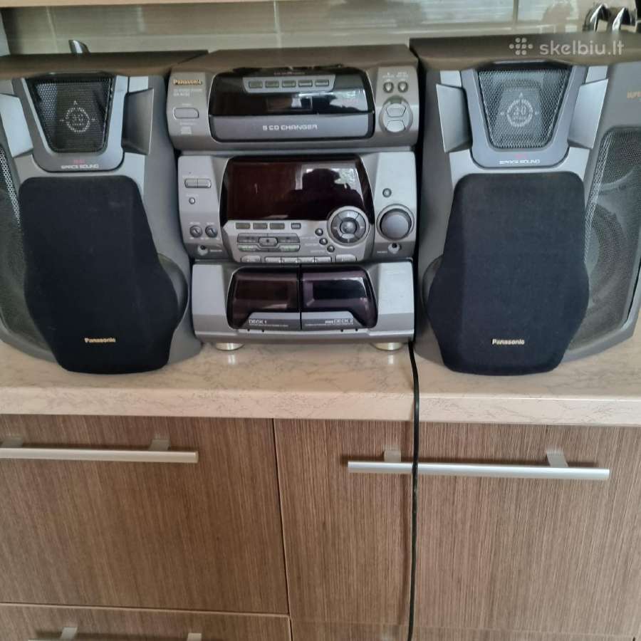 Galingas muzikinis centras Panasonic Sa-ak50 su Su