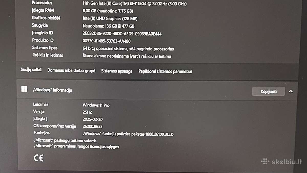 Dell Inspiron 15 3520 / 15.6 - nuotraukos Nr. 5