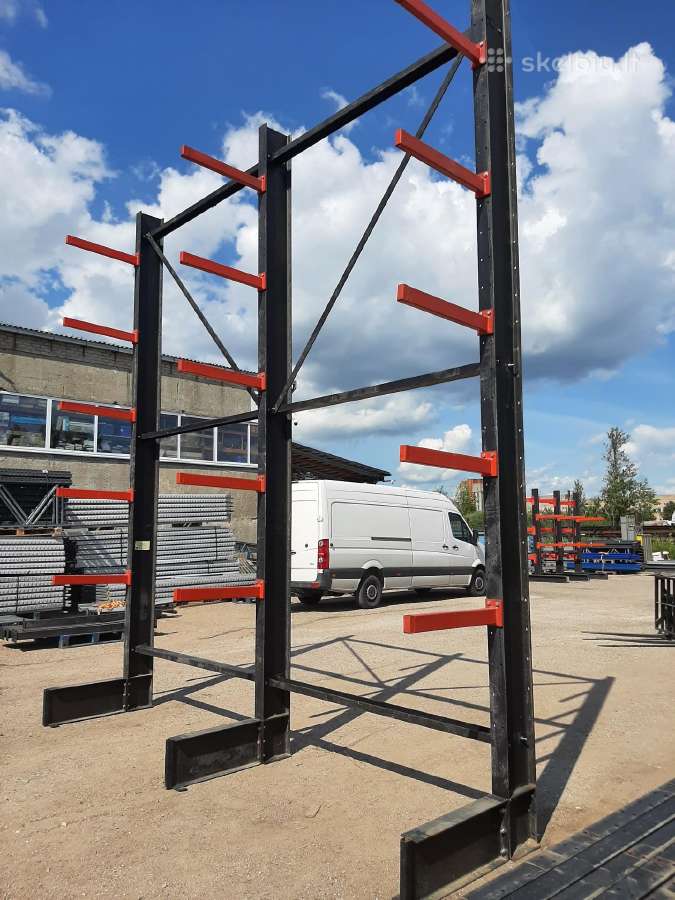 Vienpusiai Konsoliniai Stelažai 4,9 m Aukščio - nuotraukos Nr. 3
