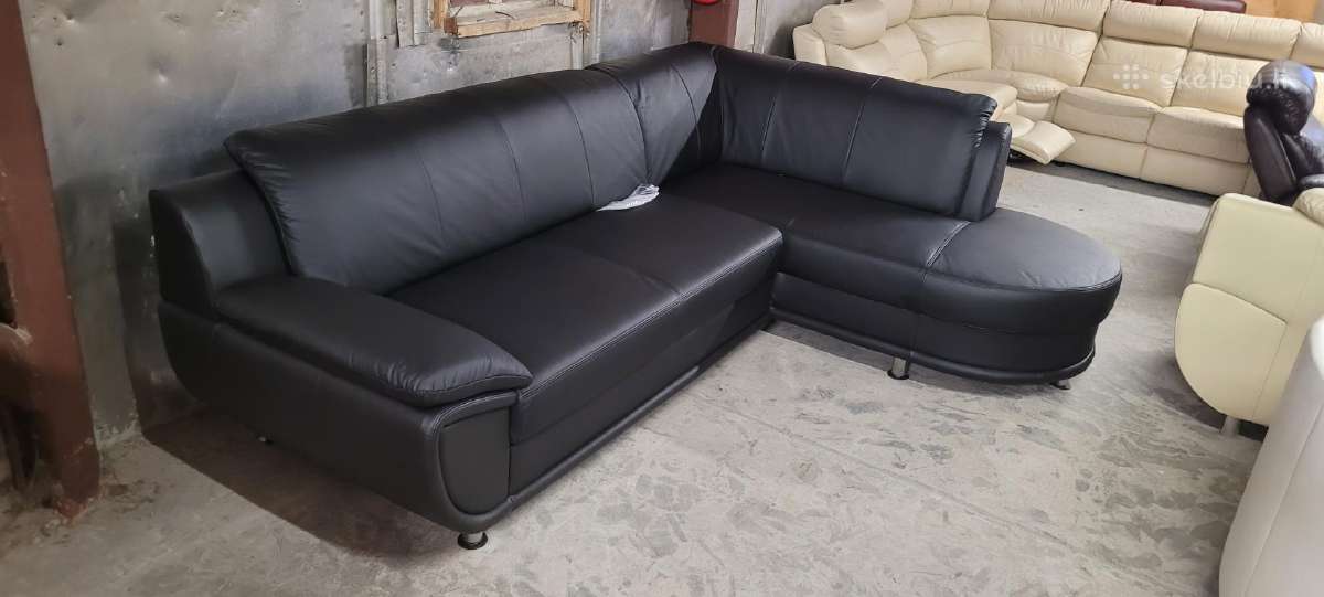 Odiniai Baldai Kampas sofa Reglainer komplektas - nuotraukos Nr. 34