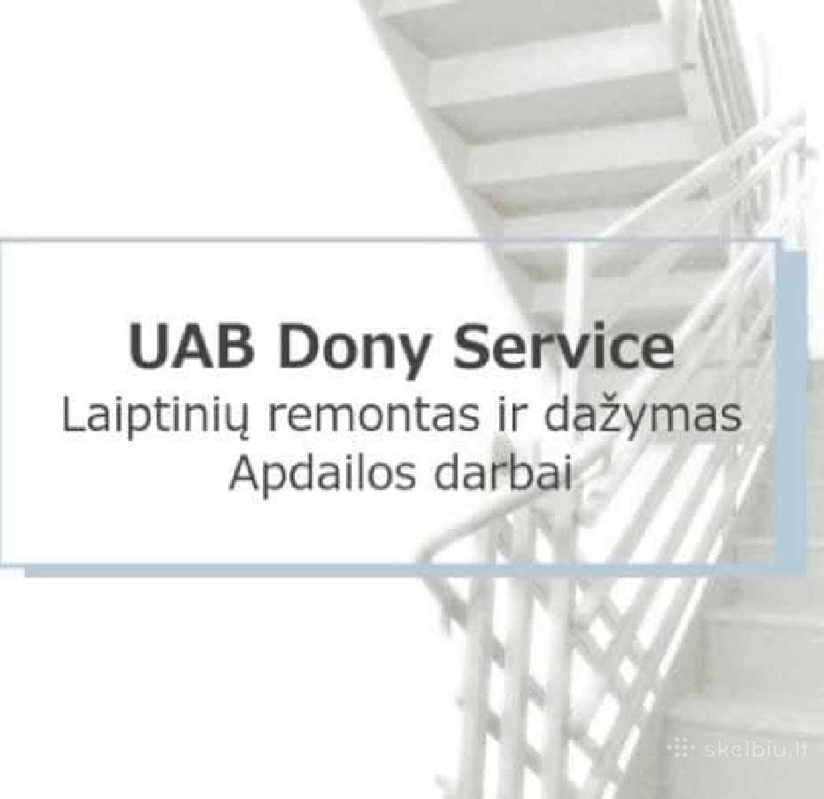 Parduodamas veikiantis laiptinių remonto verslas