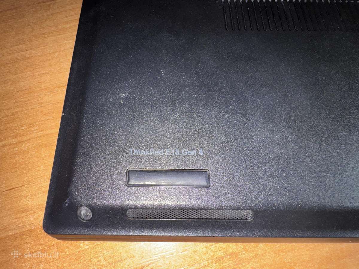 Lenovo E15 Gen4, i7 1255u, 24gb RAM, 500gb SSD - nuotraukos Nr. 6
