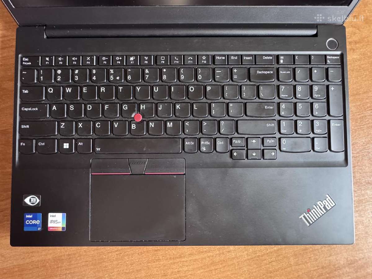 Lenovo E15 Gen4, i7 1255u, 24gb RAM, 500gb SSD - nuotraukos Nr. 4