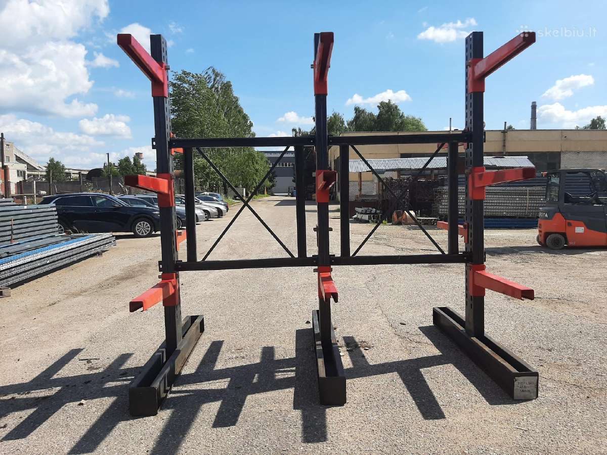 Dvipusiai Konsoliniai Stelažai 3 Kojos 3,0 m Aukšč - nuotraukos Nr. 4