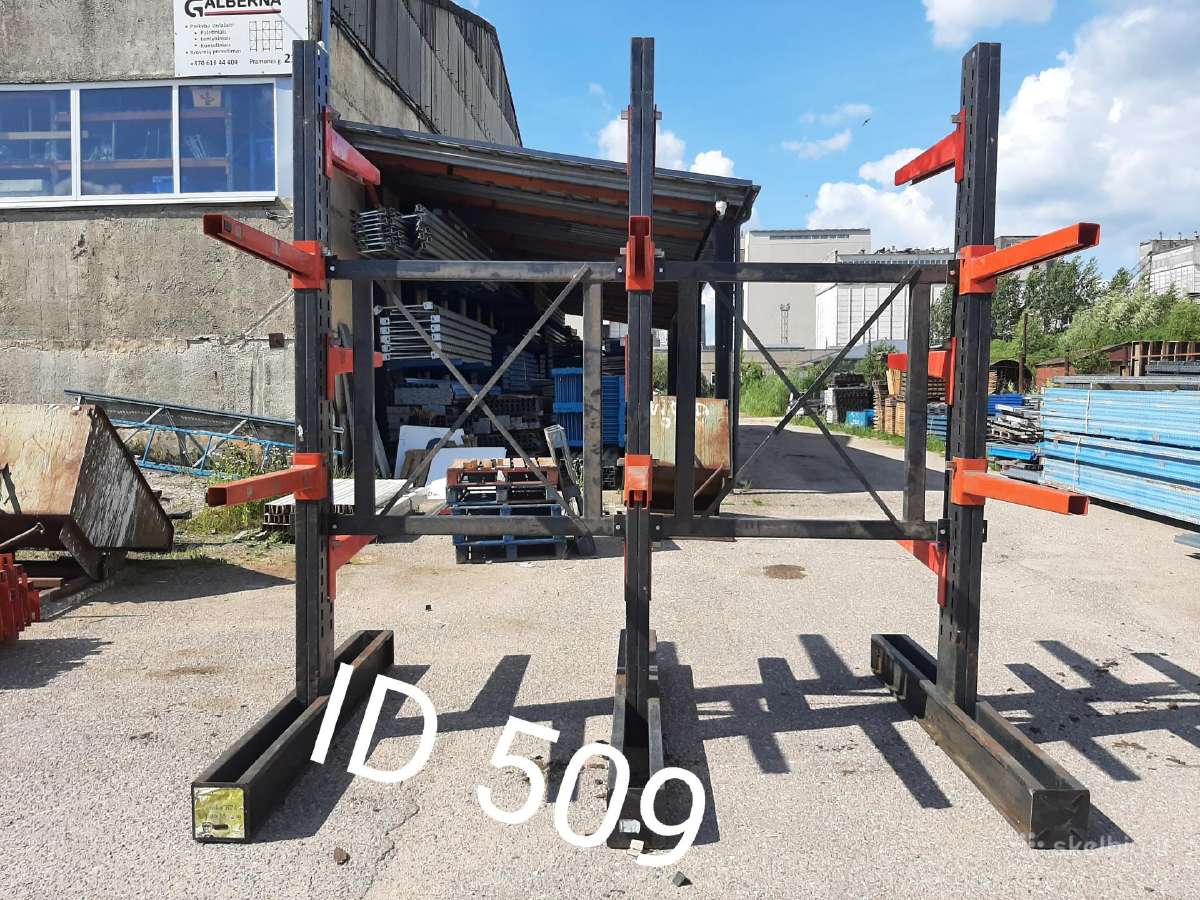 Dvipusiai Konsoliniai Stelažai 3 Kojos 3,0 m Aukšč - nuotraukos Nr. 2