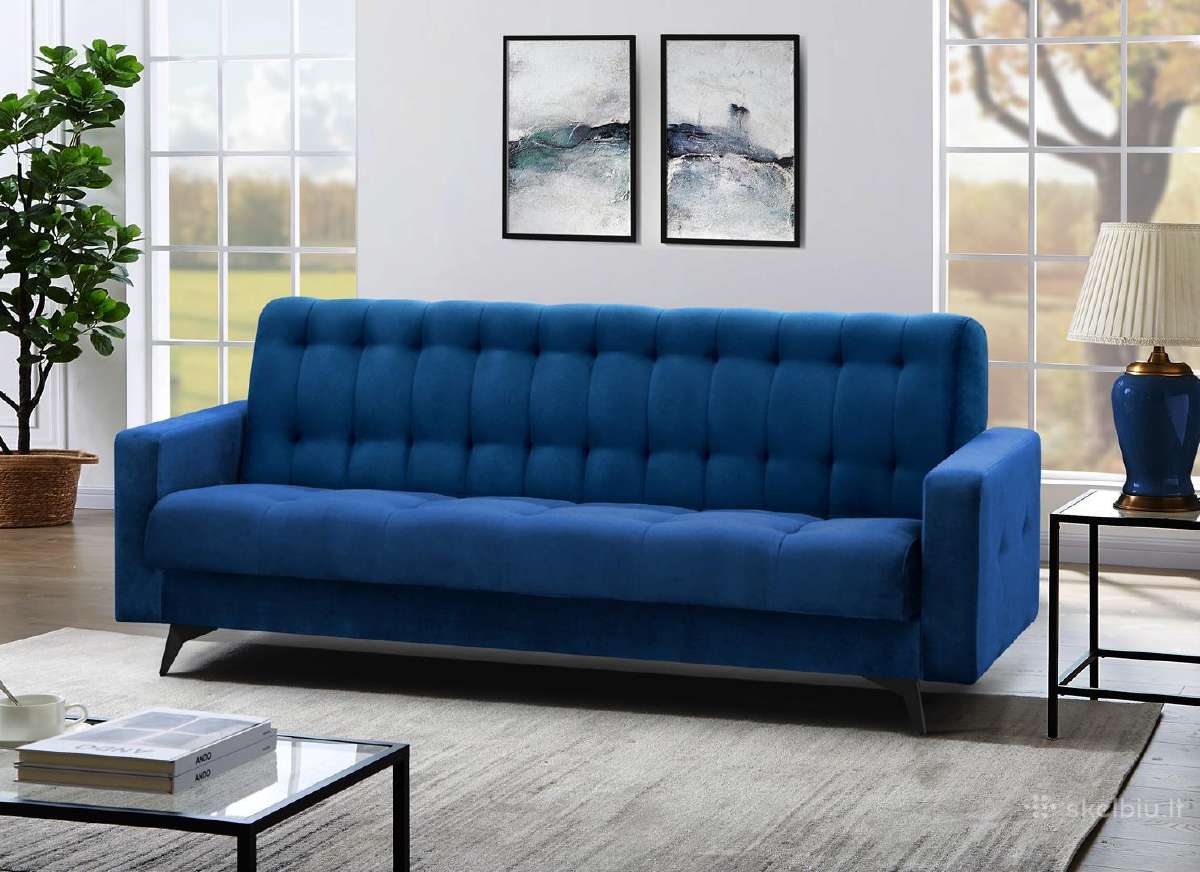 Minkšta sofa-lova "Gemi" su dėže patalynei - nuotraukos Nr. 19