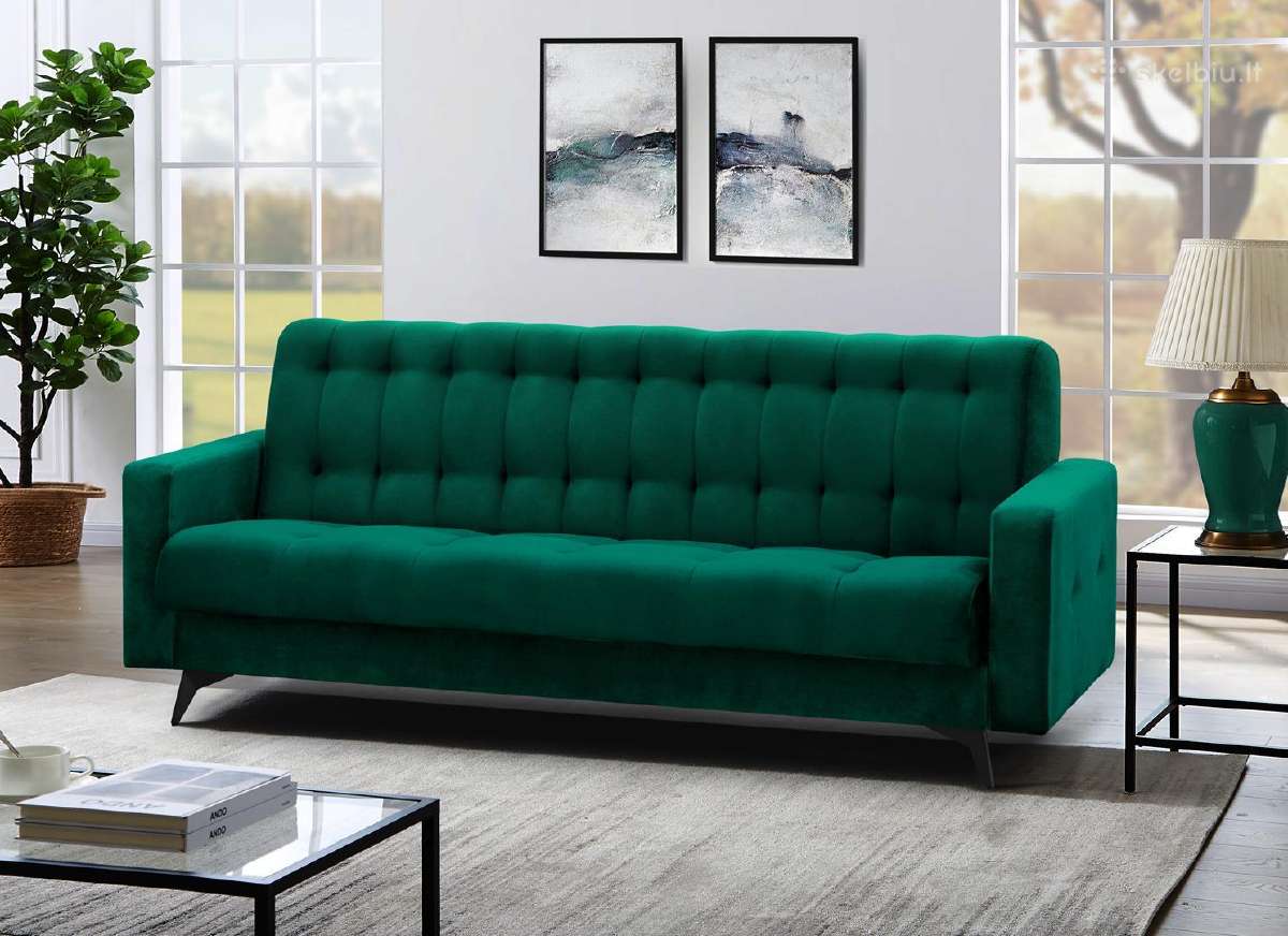 Minkšta sofa-lova "Gemi" su dėže patalynei - nuotraukos Nr. 20