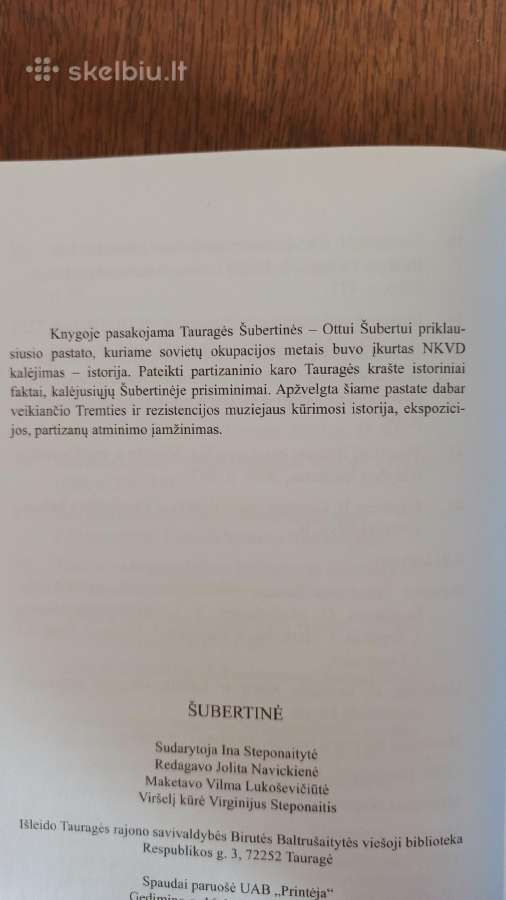 Parduodu knyga"šubertinė" - nuotraukos Nr. 4