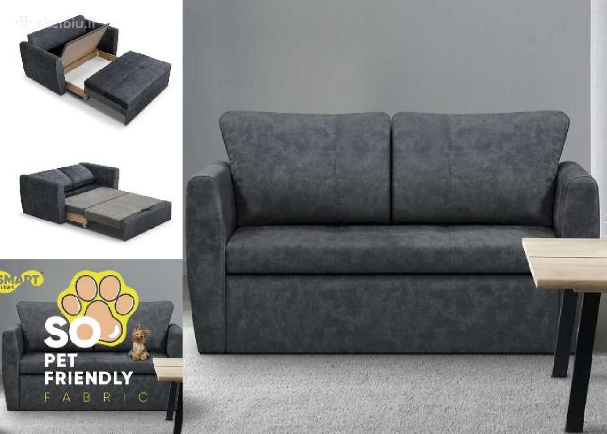 Miegama sofa/sofa-lova „Belta lux" 150cm su dėže p - nuotraukos Nr. 16