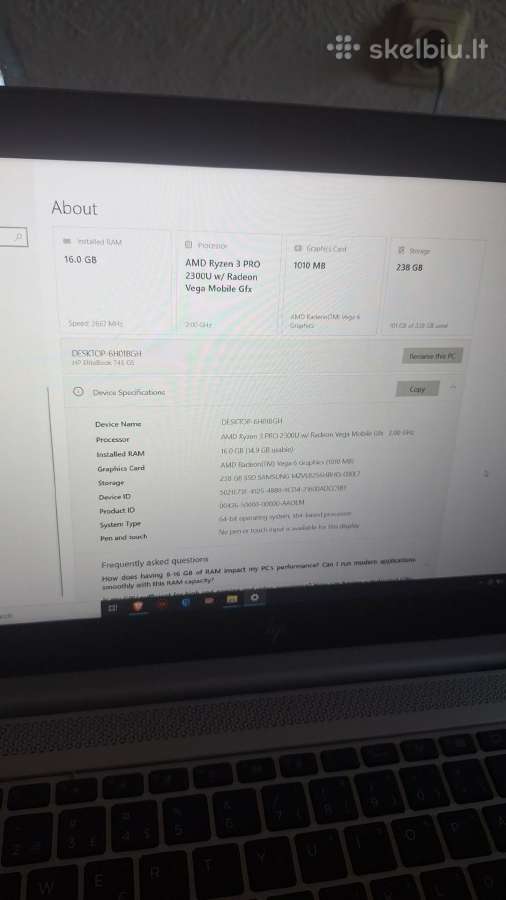 Hp elitebook 745 g5