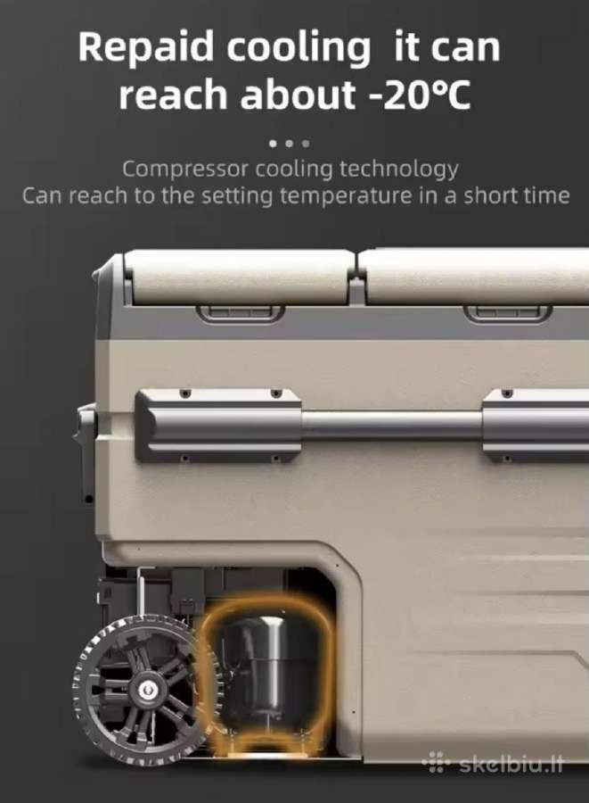 Alpicool Taw45 ir Ta45 su Bluetooth ir baterija - nuotraukos Nr. 12
