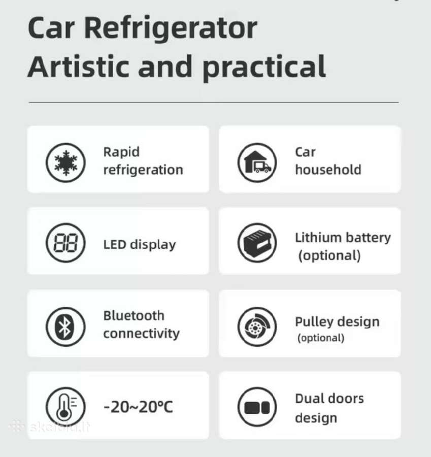 Alpicool Taw45 ir Ta45 su Bluetooth ir baterija - nuotraukos Nr. 30