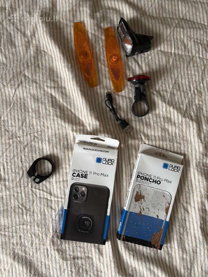 Smulkmenos ir quadlock iPhone 11 pro max