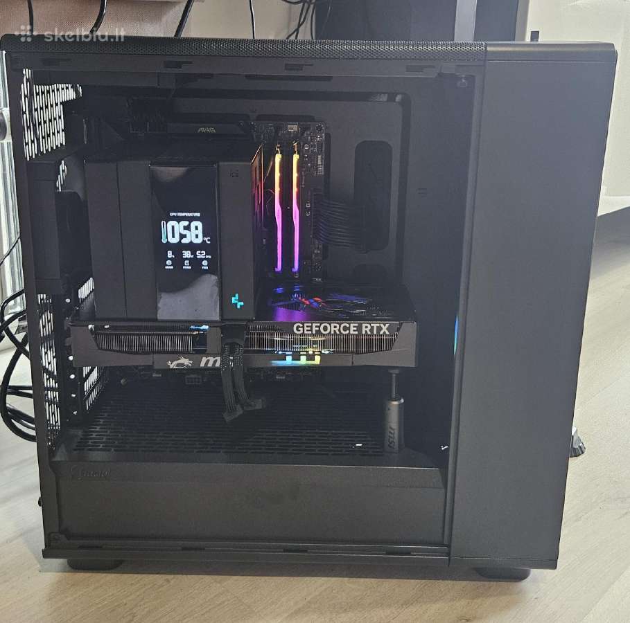 Gaming Pc 9800x3d 5070 Msi B850 32gb Ddr5 6000mhz - nuotraukos Nr. 2