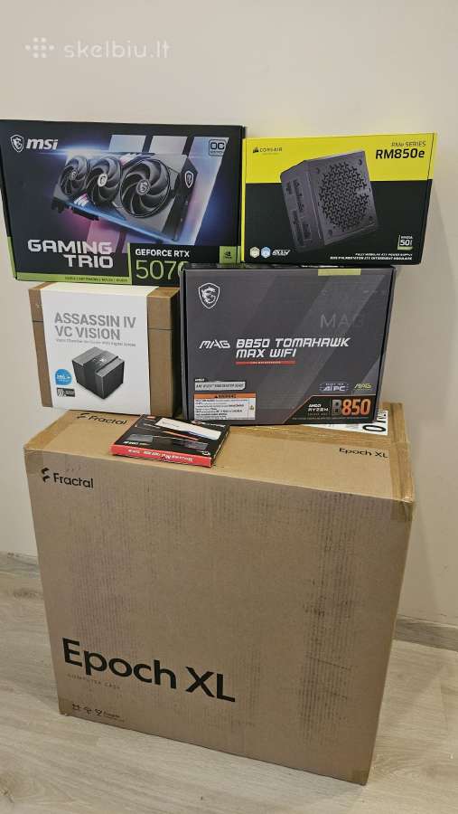 Gaming Pc 9800x3d 5070 Msi B850 32gb Ddr5 6000mhz - nuotraukos Nr. 3