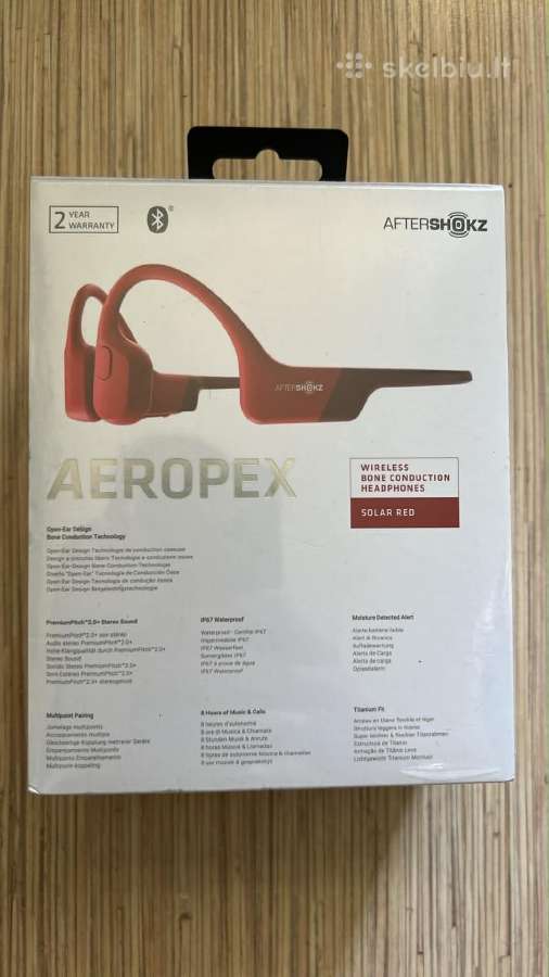 Parduodamos naujos, neišpakuotos Aeropex ausinės - nuotraukos Nr. 2