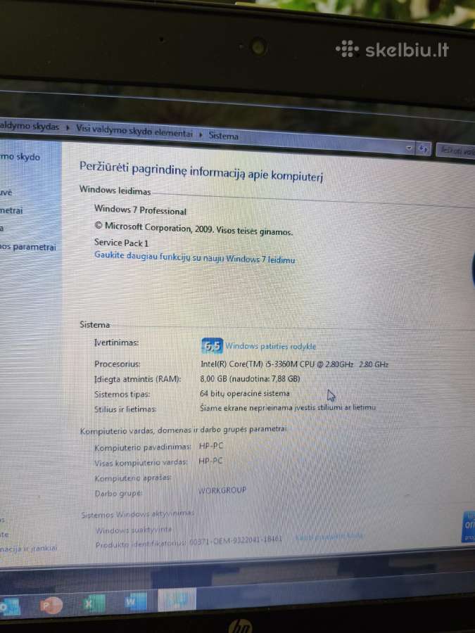 Nesiojamas kompiuteris Hp Probook 6570b - nuotraukos Nr. 2