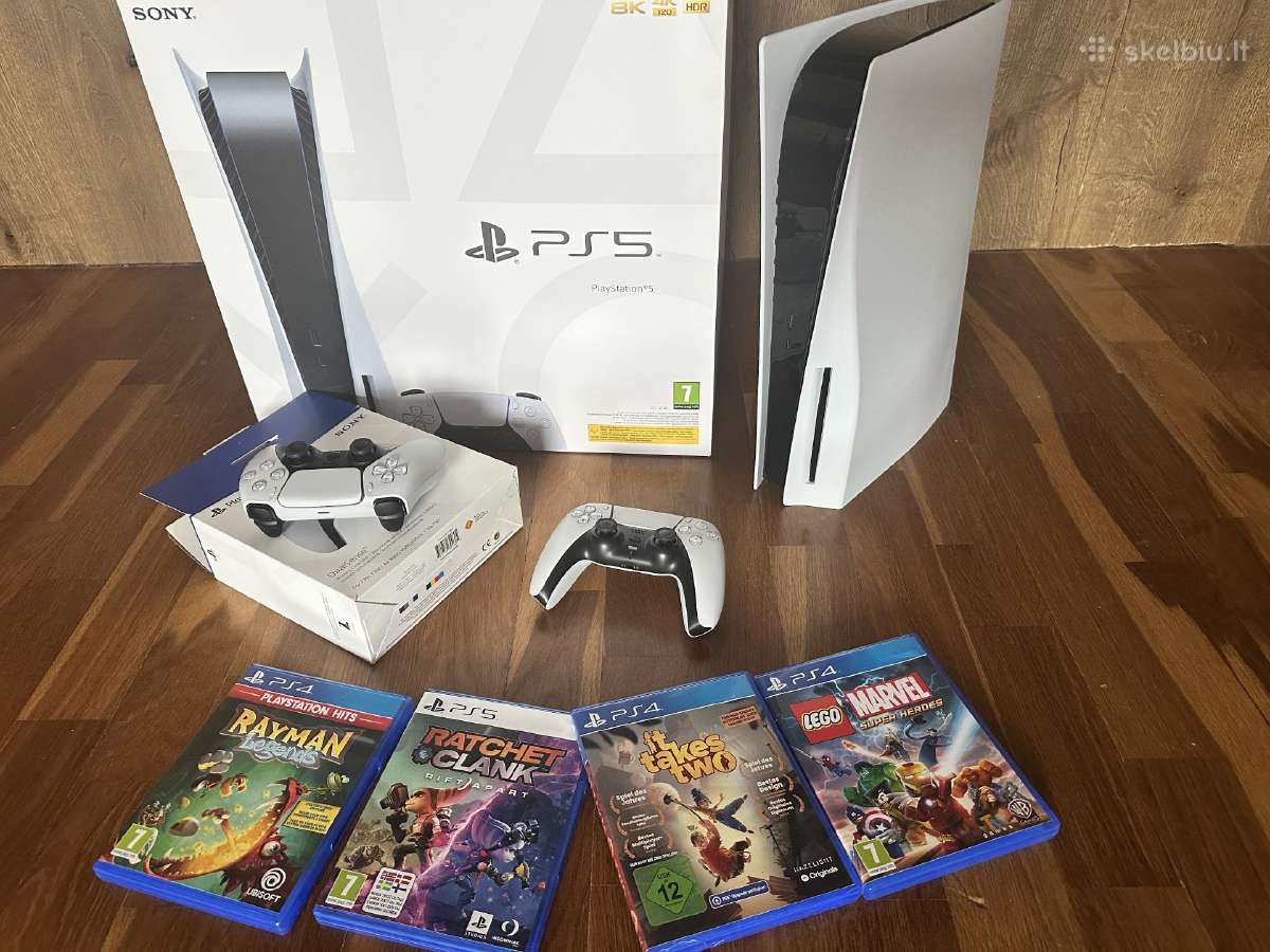 Žaidimu konsole Sony Playstation 5 (Ps5) 825gb