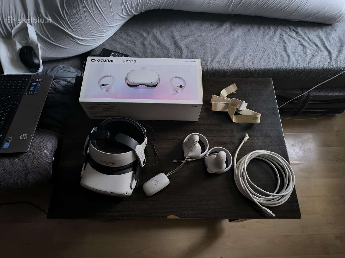 Meta Quest 2 (128gb) + Bobovr M2 Pro dirželis