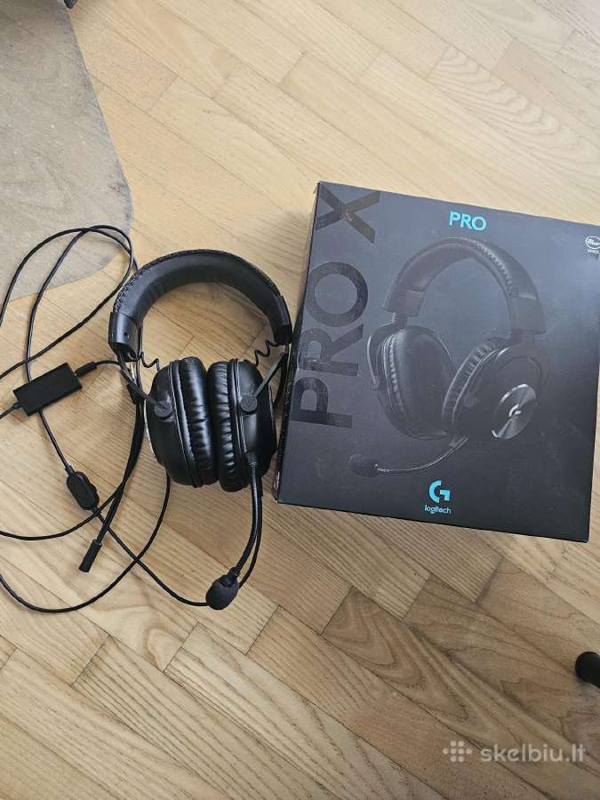 Ausinės Logitech G Pro X Black